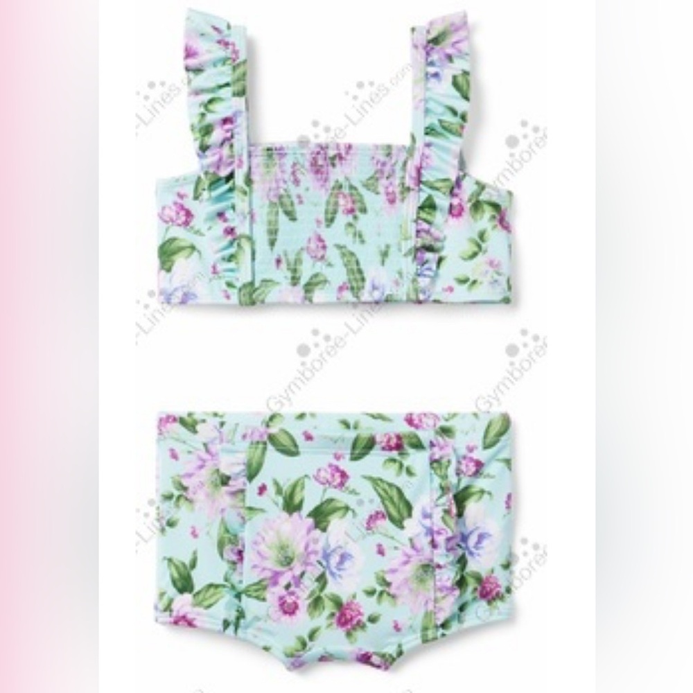 Janie and Jack Pastel Floral Swimwear